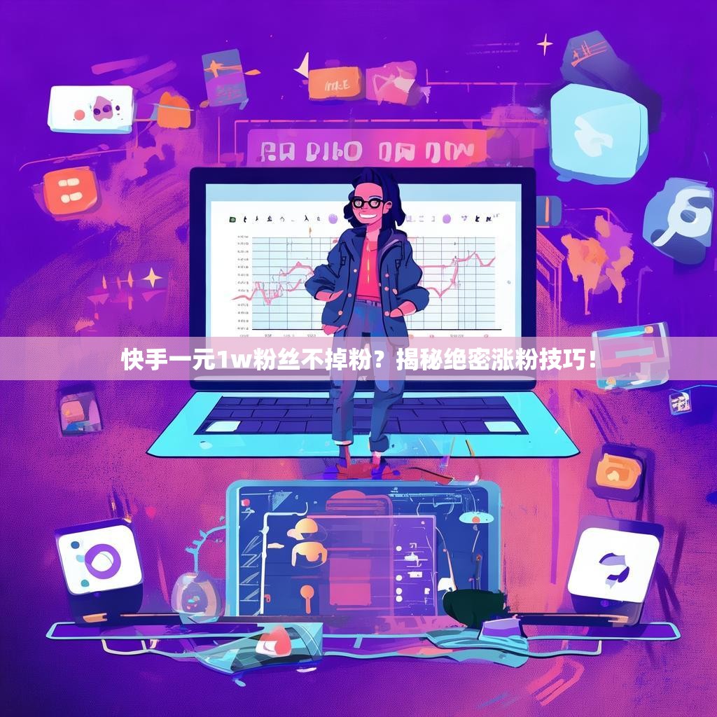 快手一元1w粉丝不掉粉？揭秘绝密涨粉技巧！