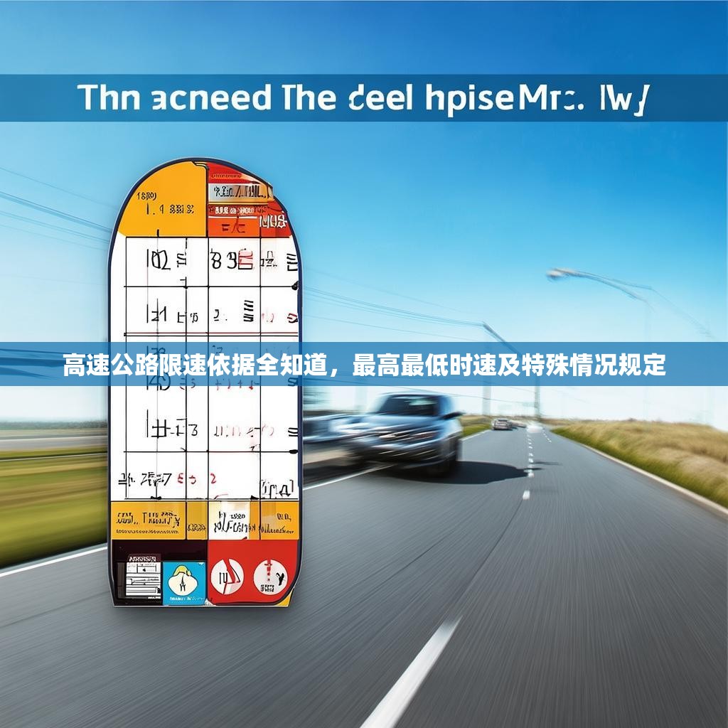 高速公路限速依据全知道，最高最低时速及特殊情况规定