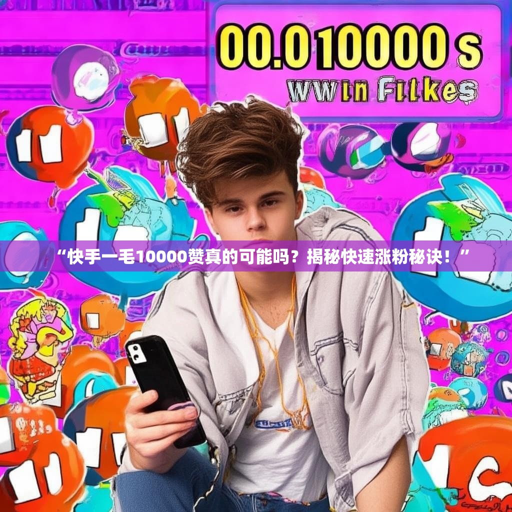 “快手一毛10000赞真的可能吗？揭秘快速涨粉秘诀！”
