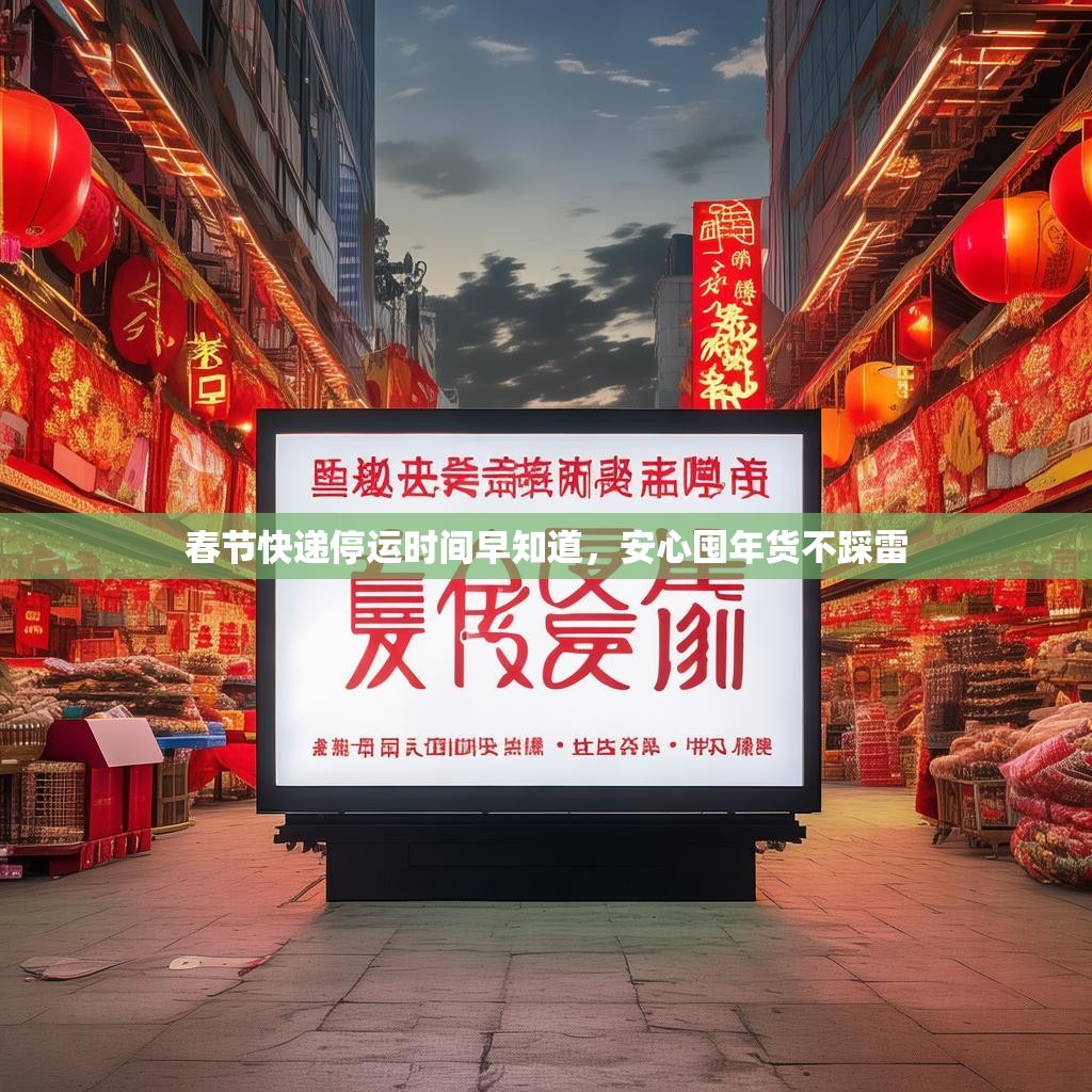 春节快递停运时间早知道，安心囤年货不踩雷