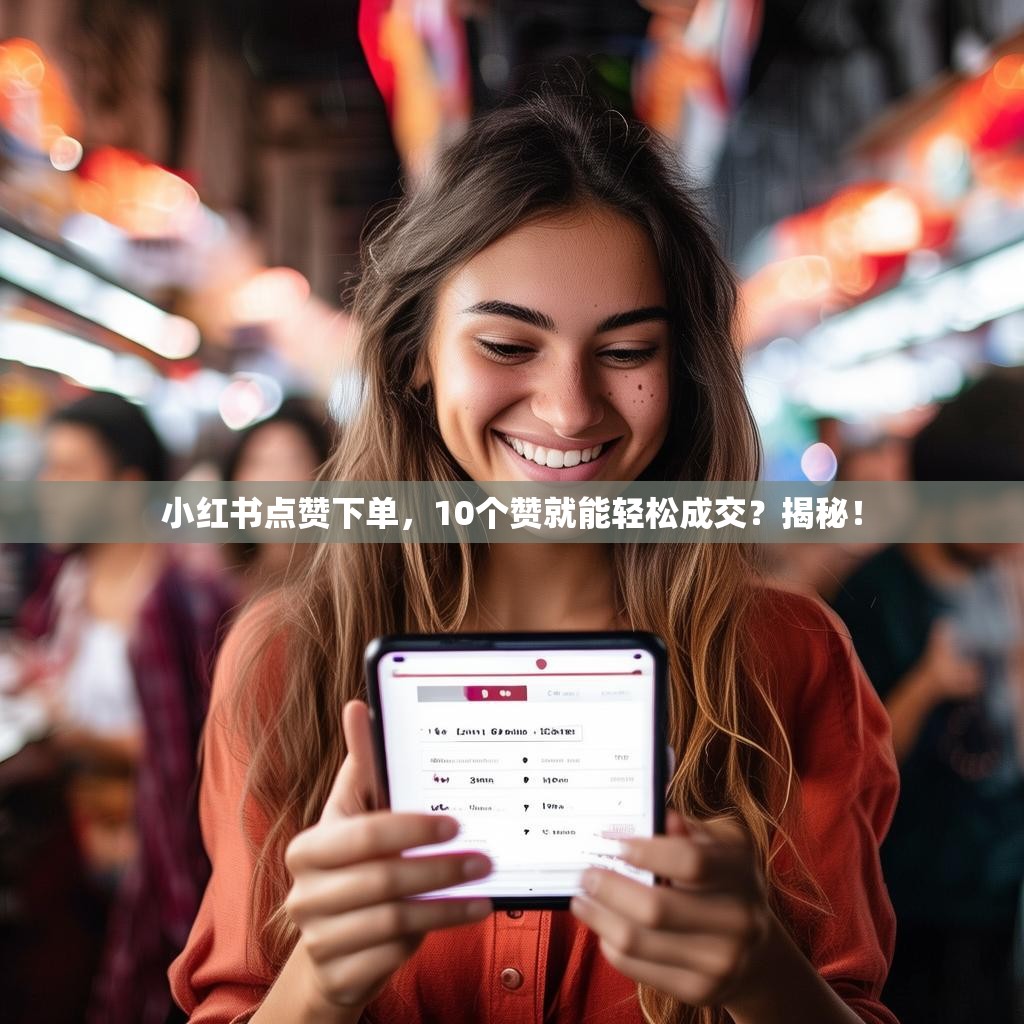 小红书点赞下单，10个赞就能轻松成交？揭秘！