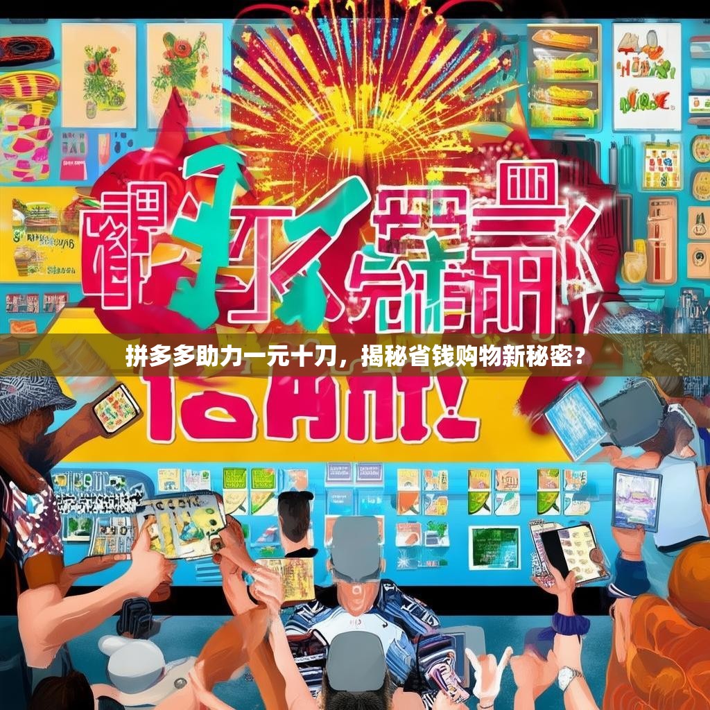 拼多多助力一元十刀，揭秘省钱购物新秘密？
