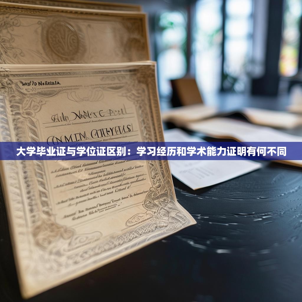 大学毕业证与学位证区别：学习经历和学术能力证明有何不同