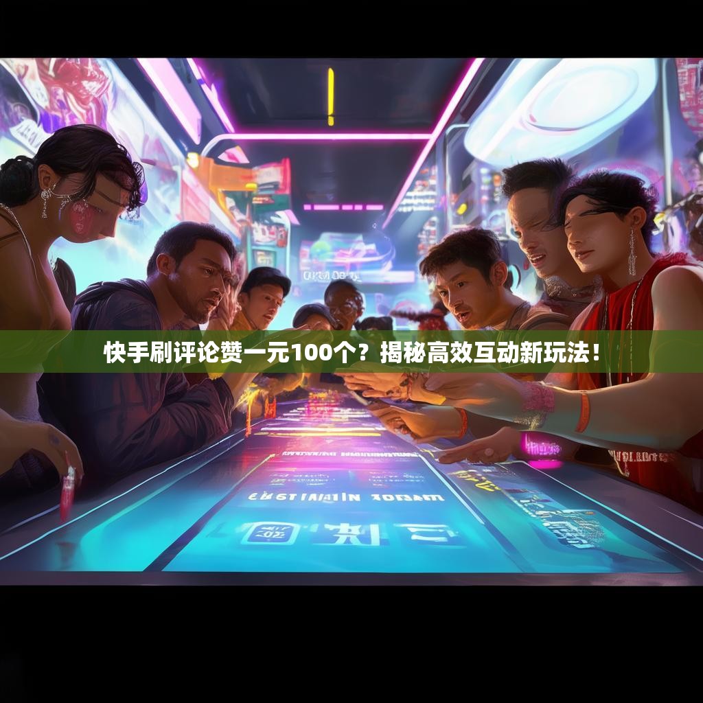 快手刷评论赞一元100个？揭秘高效互动新玩法！
