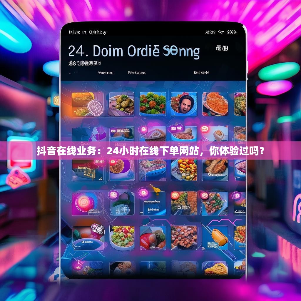 抖音在线业务：24小时在线下单网站，你体验过吗？