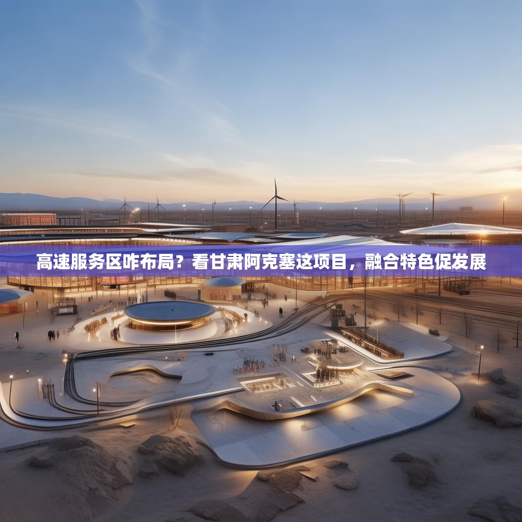 高速服务区咋布局？看甘肃阿克塞这项目，融合特色促发展