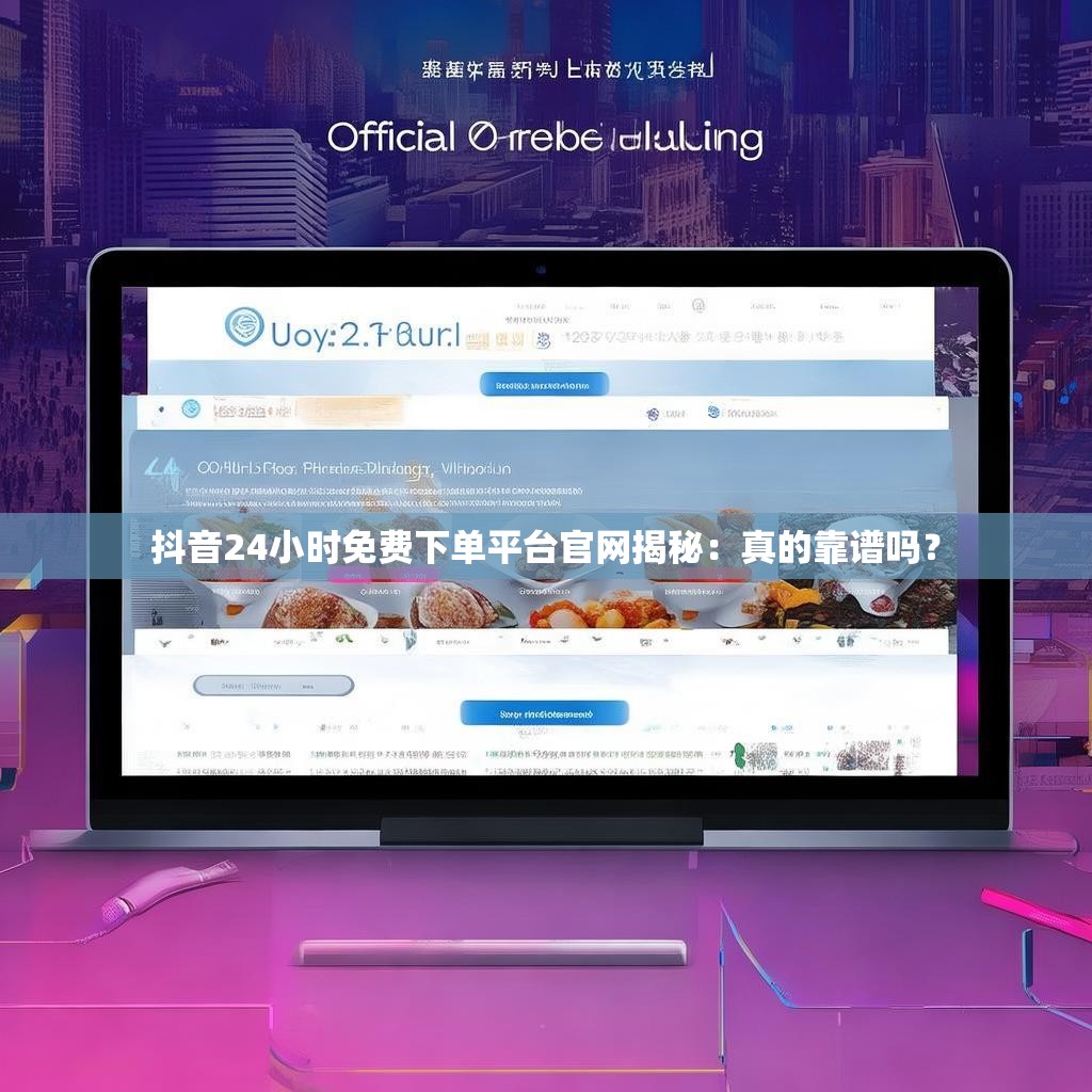 抖音24小时免费下单平台官网揭秘：真的靠谱吗？