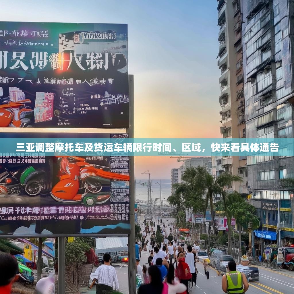 三亚调整摩托车及货运车辆限行时间、区域，快来看具体通告