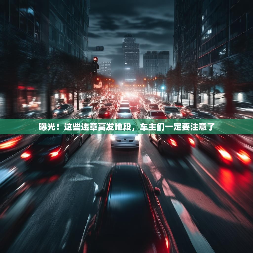 曝光！这些违章高发地段，车主们一定要注意了