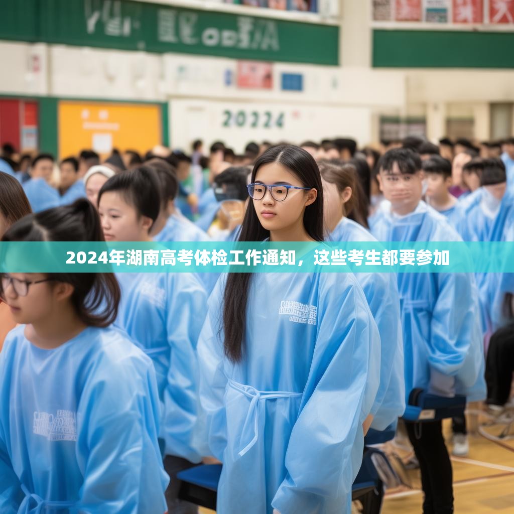 2024年湖南高考体检工作通知，这些考生都要参加