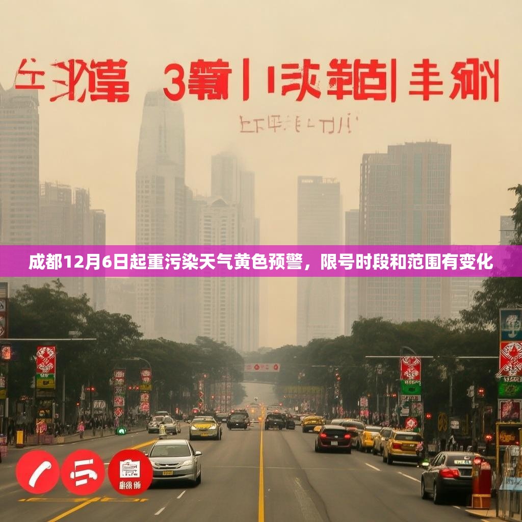 成都12月6日起重污染天气黄色预警，限号时段和范围有变化
