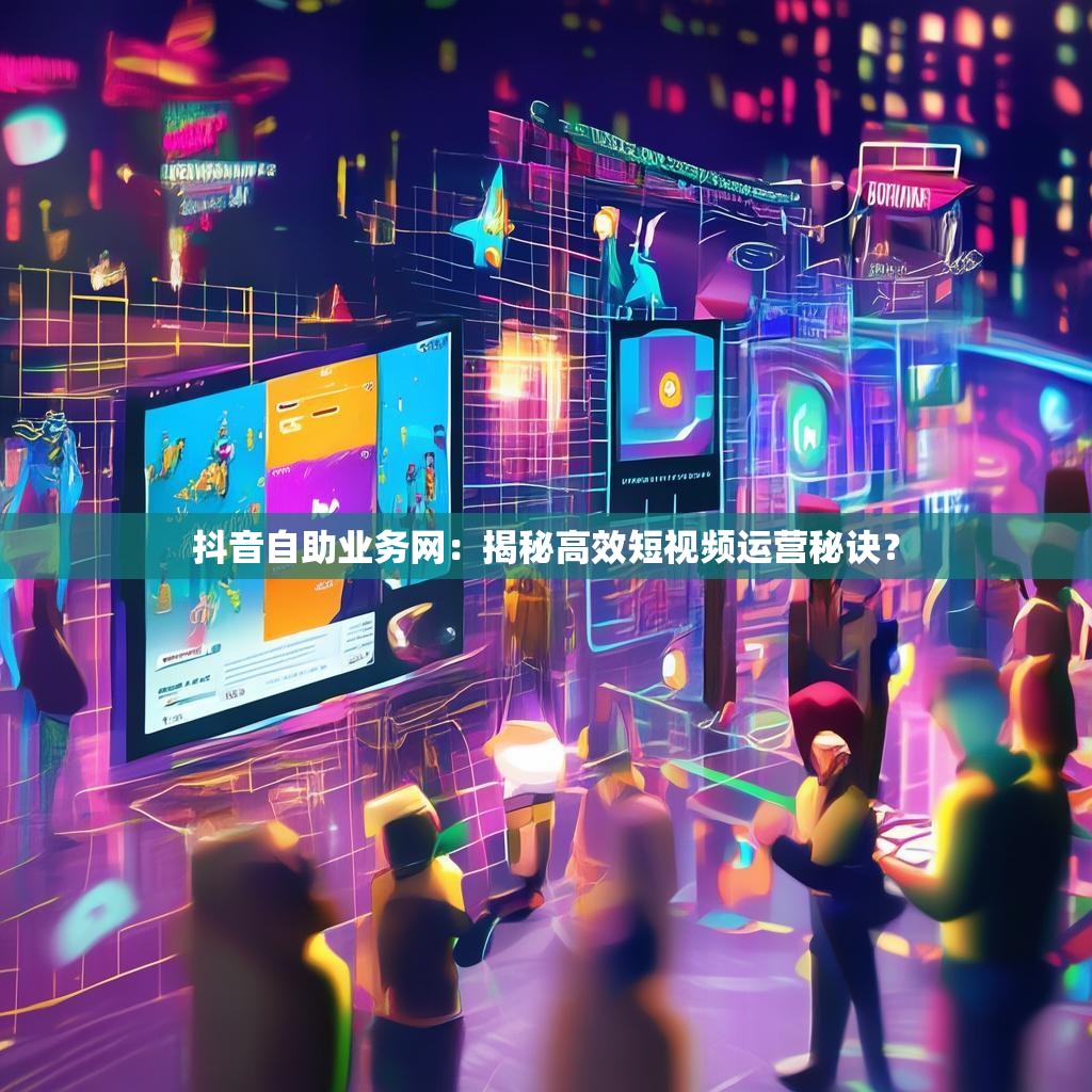抖音自助业务网：揭秘高效短视频运营秘诀？
