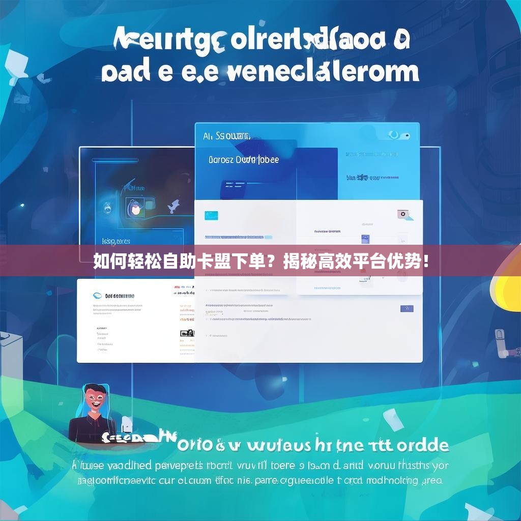 如何轻松自助卡盟下单？揭秘高效平台优势！