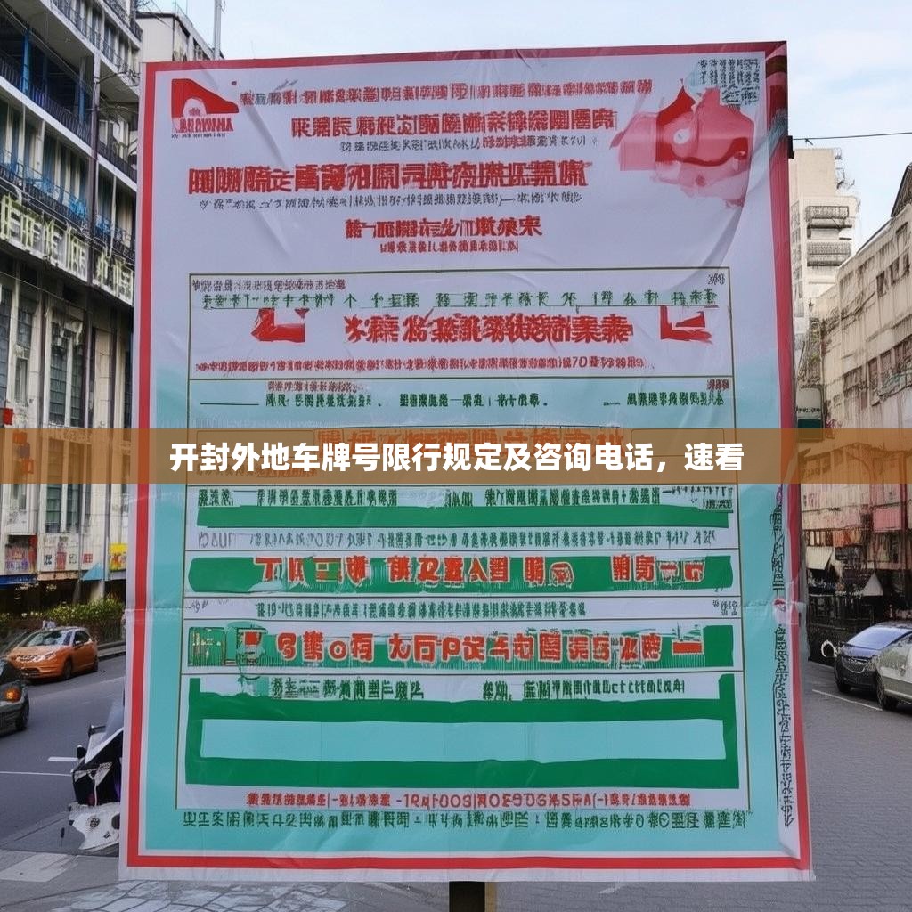 开封外地车牌号限行规定及咨询电话，速看