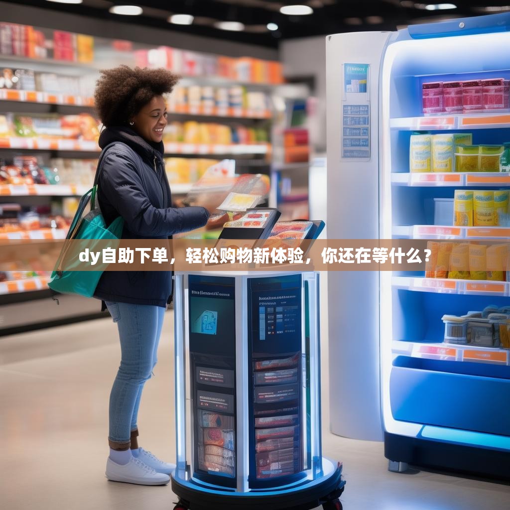 dy自助下单，轻松购物新体验，你还在等什么？