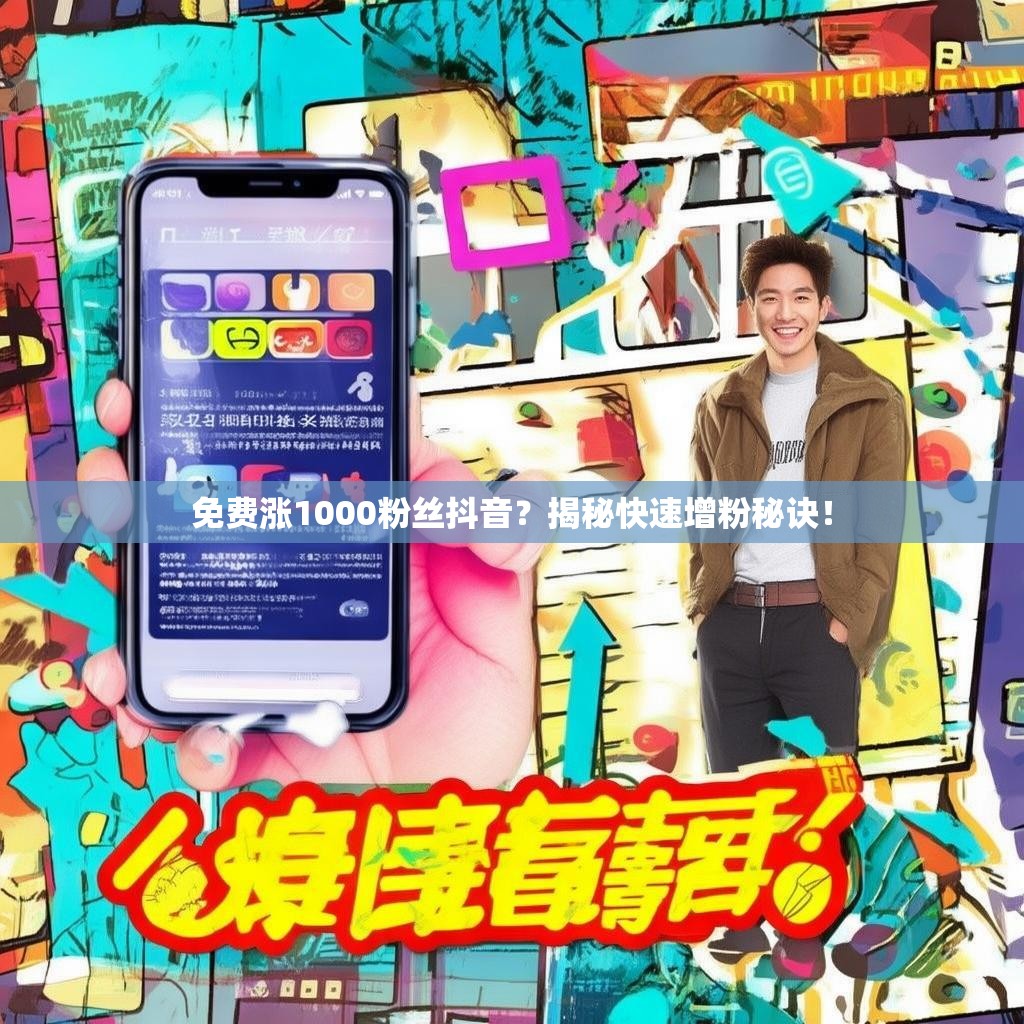 免费涨1000粉丝抖音？揭秘快速增粉秘诀！