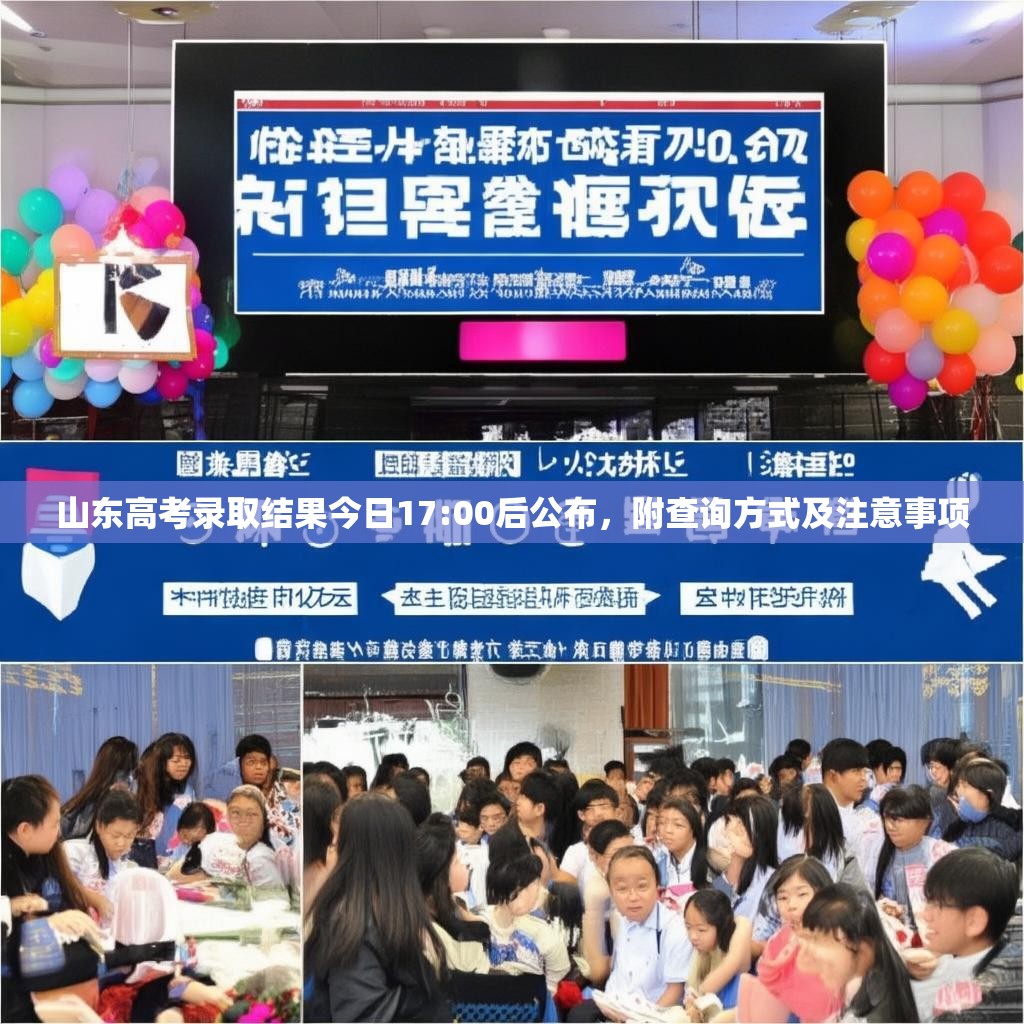 山东高考录取结果今日17:00后公布，附查询方式及注意事项