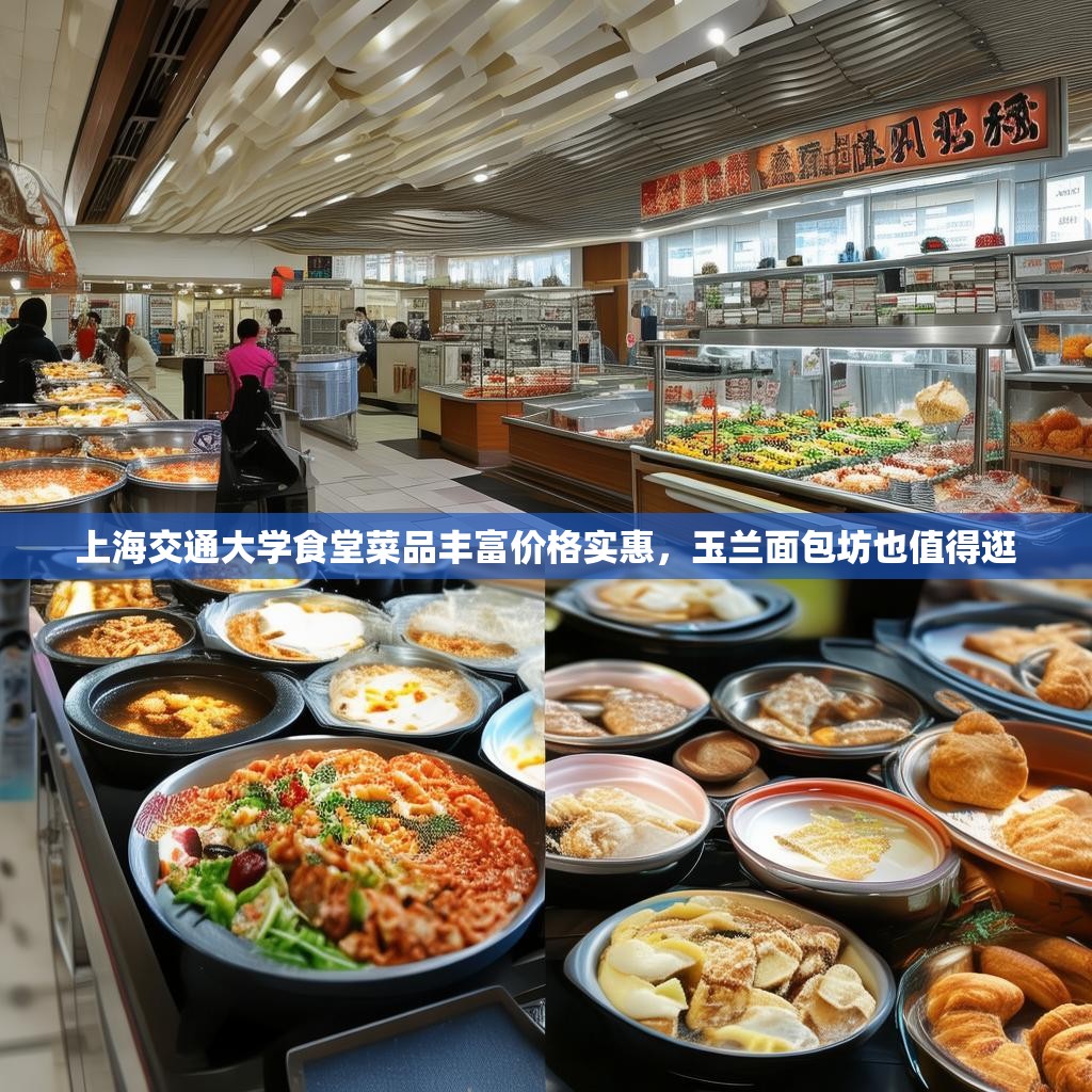 上海交通大学食堂菜品丰富价格实惠,玉兰面包坊也值得逛