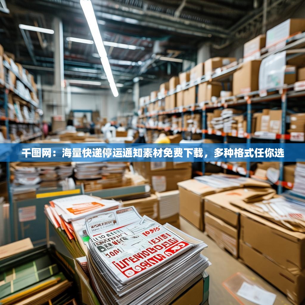 千图网：海量快递停运通知素材免费下载，多种格式任你选