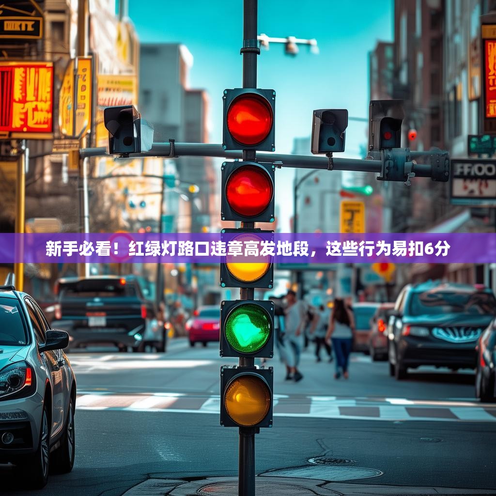 新手必看！红绿灯路口违章高发地段，这些行为易扣6分