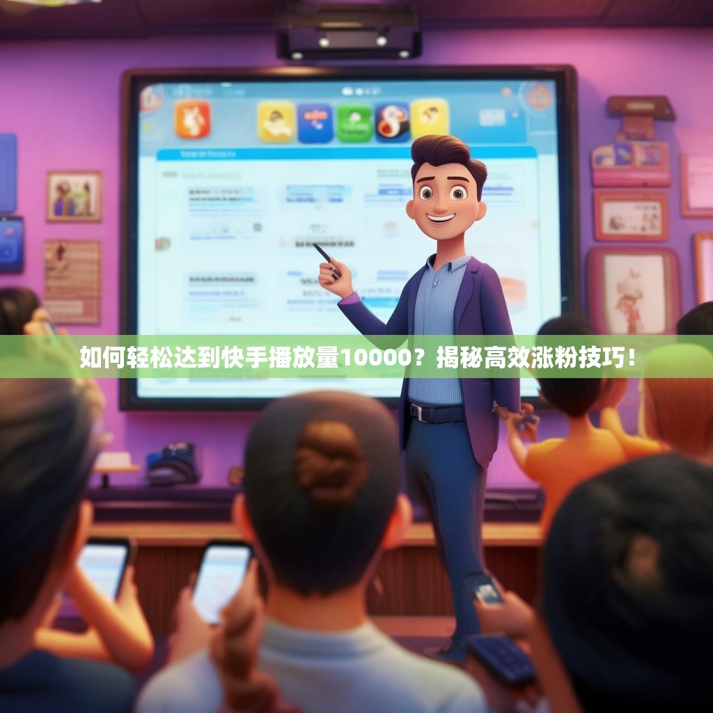 如何轻松达到快手播放量10000？揭秘高效涨粉技巧！