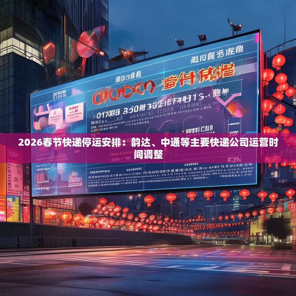 2026春节快递停运安排：韵达、中通等主要快递公司运营时间调整