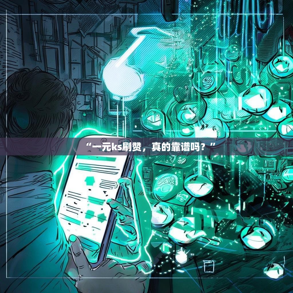 “一元ks刷赞，真的靠谱吗？”
