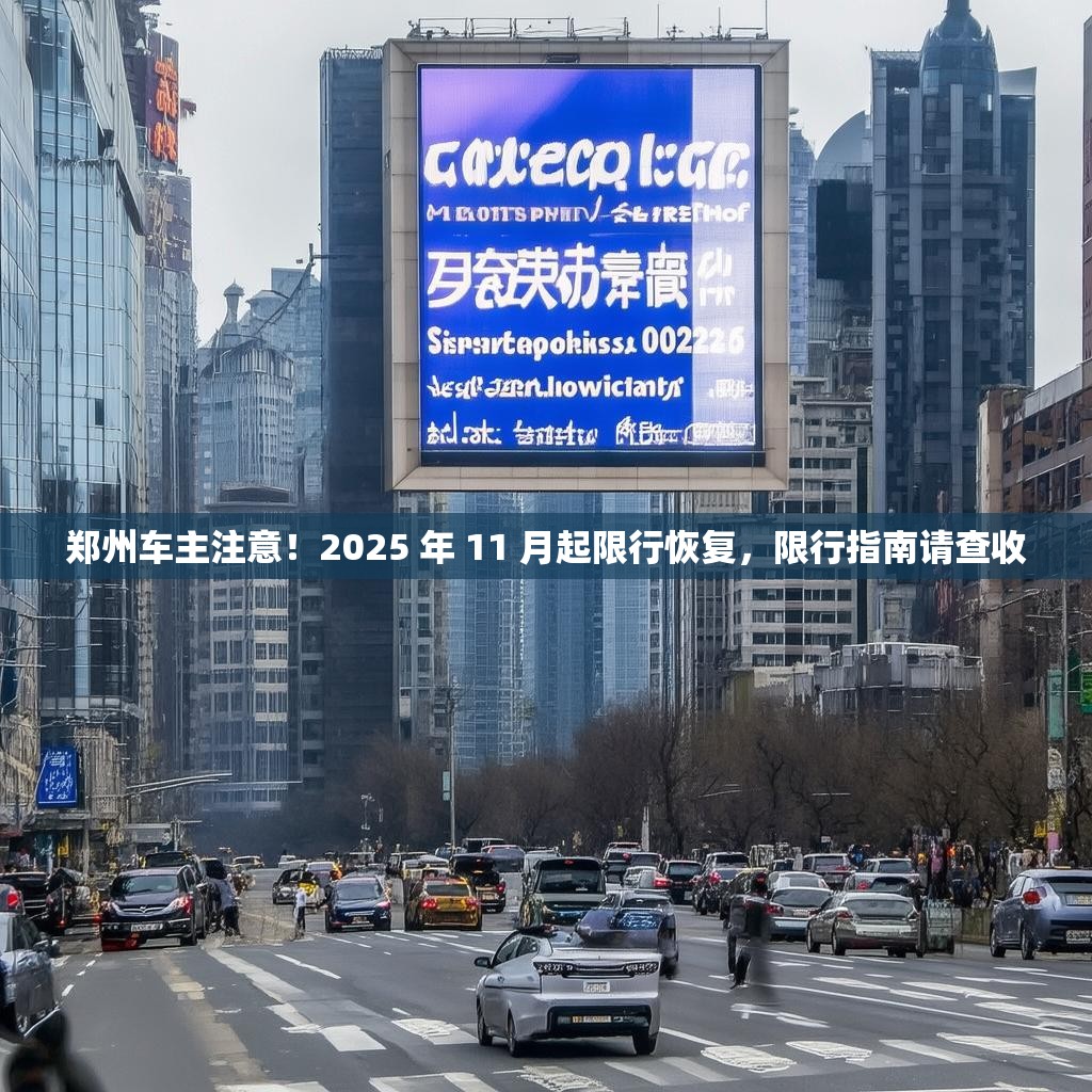 郑州车主注意！2025 年 11 月起限行恢复，限行指南请查收