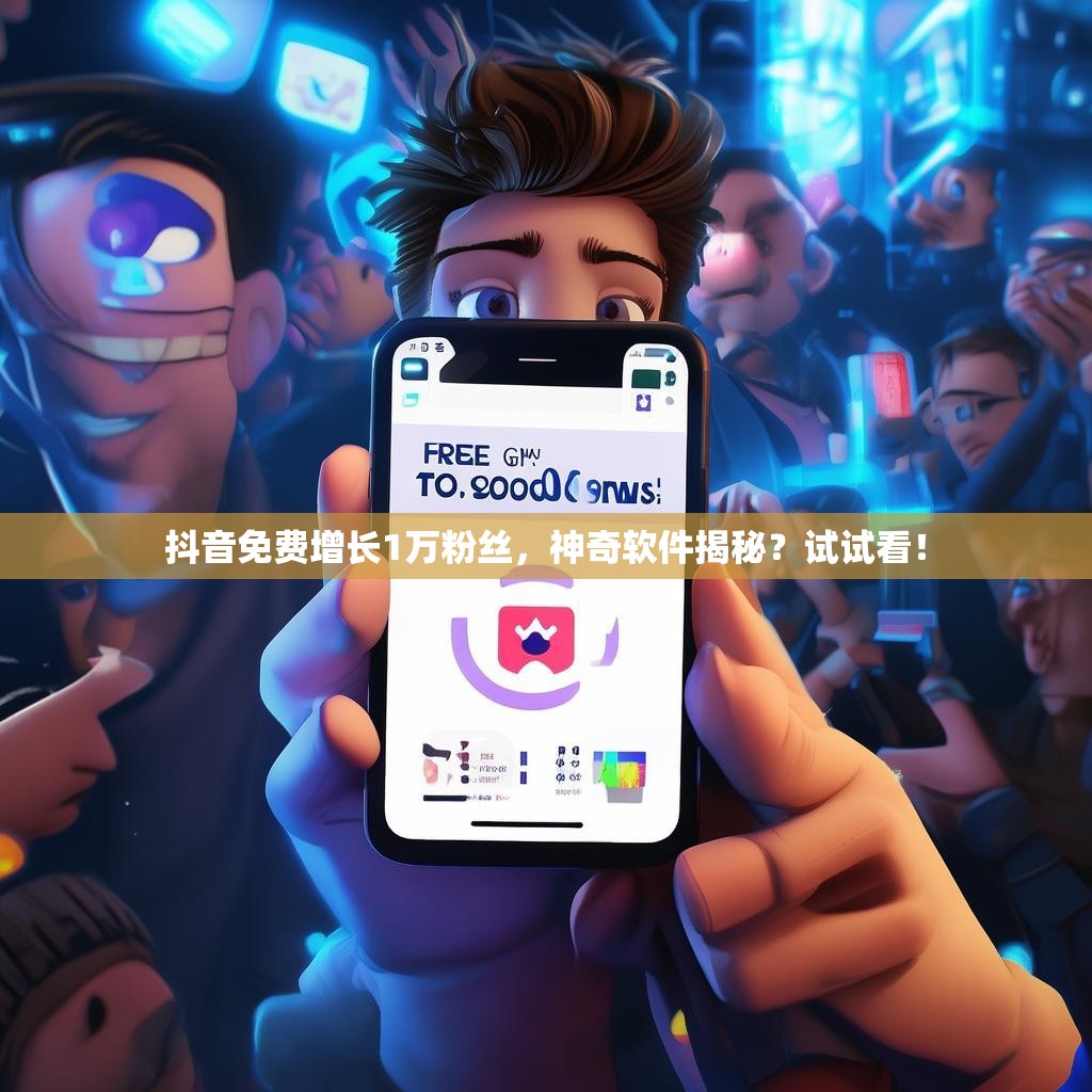 抖音免费增长1万粉丝，神奇软件揭秘？试试看！