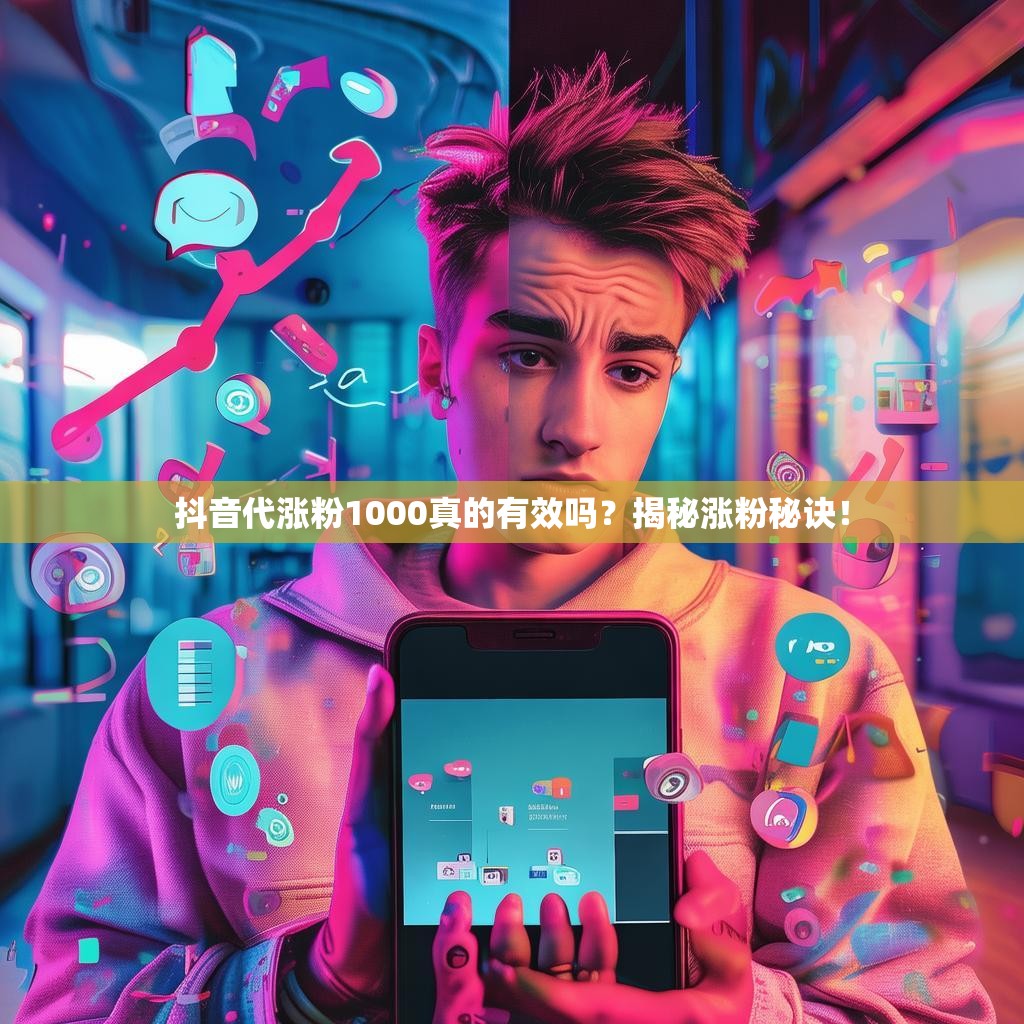 抖音代涨粉1000真的有效吗？揭秘涨粉秘诀！