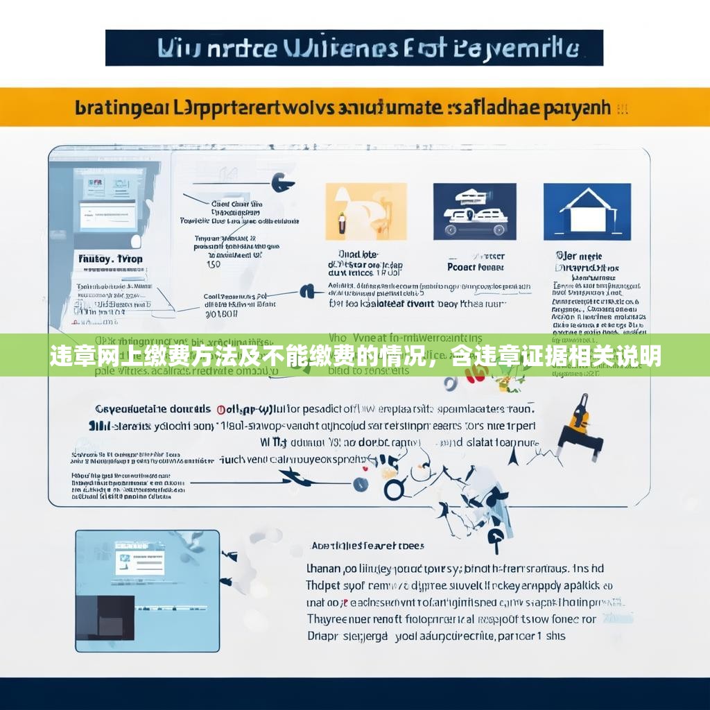 违章网上缴费方法及不能缴费的情况，含违章证据相关说明
