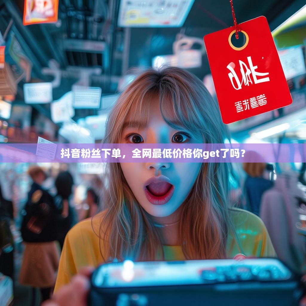 抖音粉丝下单，全网最低价格你get了吗？