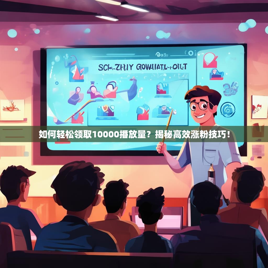 如何轻松领取10000播放量？揭秘高效涨粉技巧！