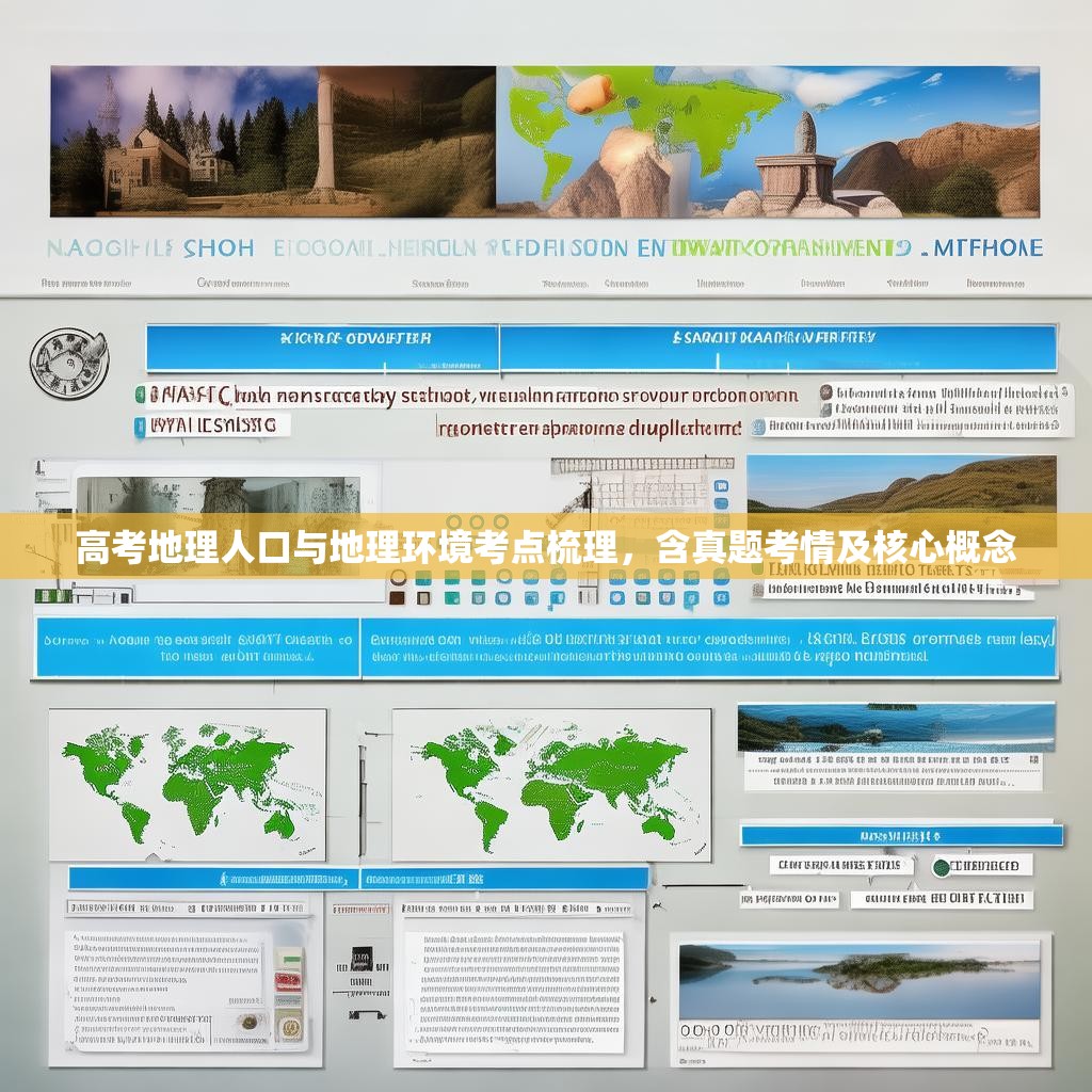高考地理人口与地理环境考点梳理，含真题考情及核心概念