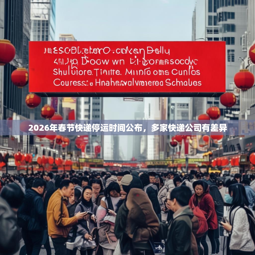 2026年春节快递停运时间公布,多家快递公司有差异