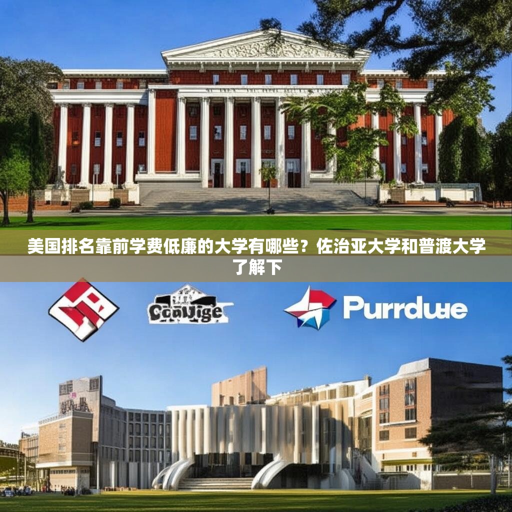美国排名靠前学费低廉的大学有哪些?佐治亚大学和普渡大学了解下