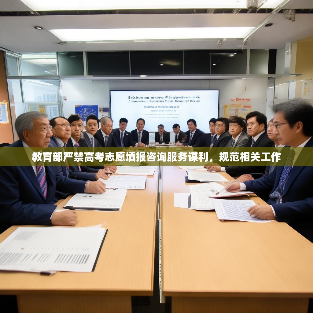 教育部严禁高考志愿填报咨询服务谋利，规范相关工作