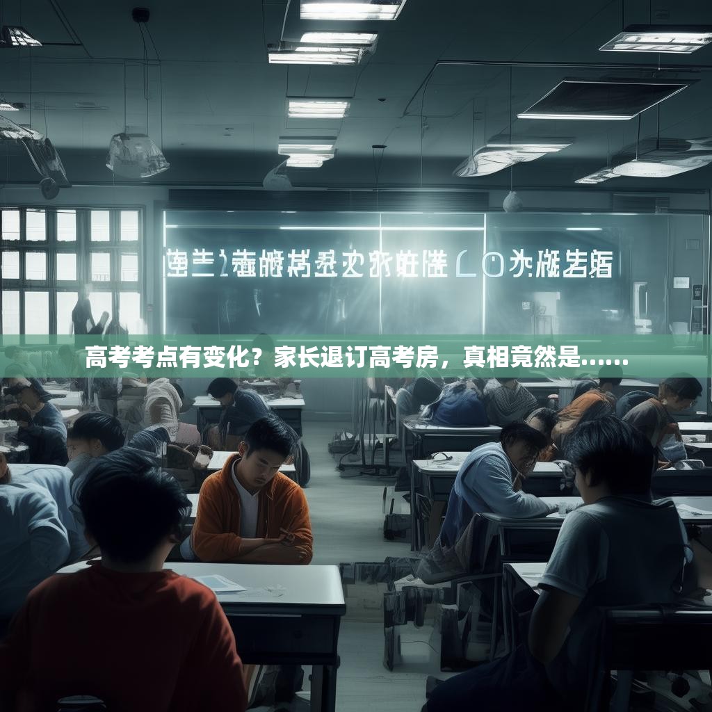 高考考点有变化？家长退订高考房，真相竟然是……