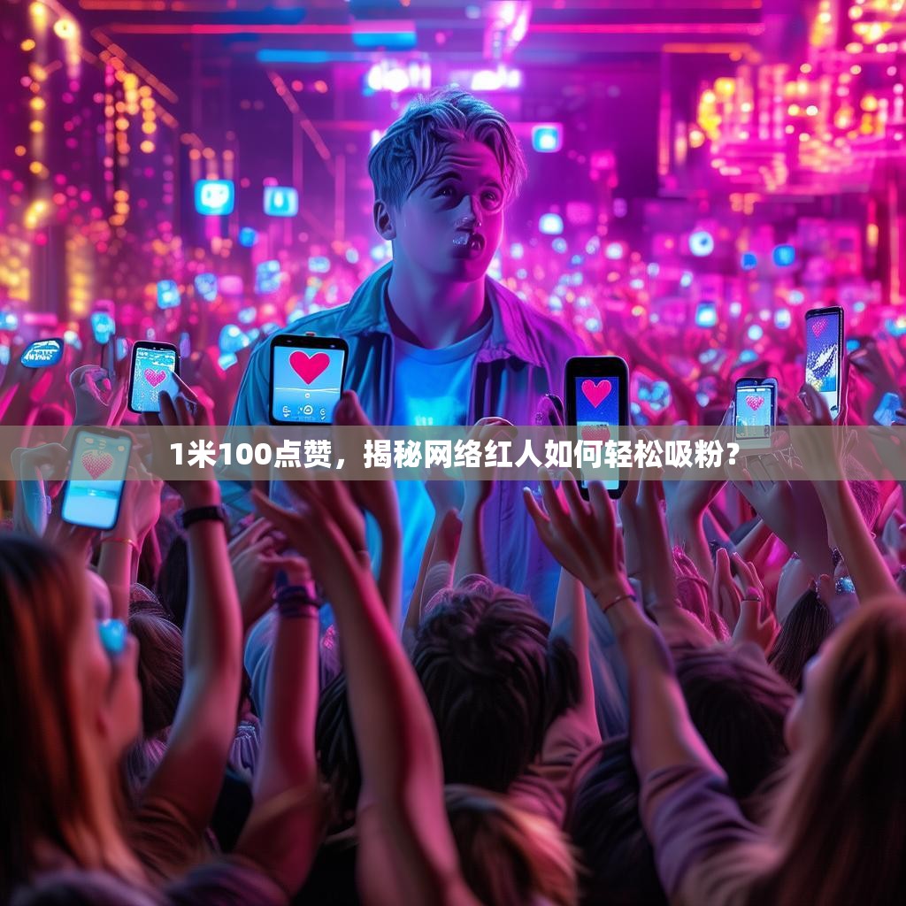 1米100点赞，揭秘网络红人如何轻松吸粉？