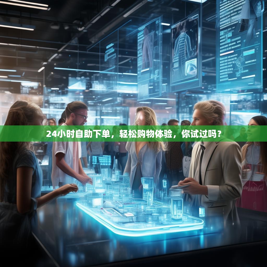 24小时自助下单，轻松购物体验，你试过吗？