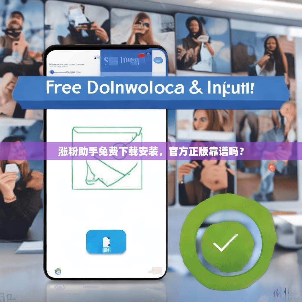 涨粉助手免费下载安装，官方正版靠谱吗？