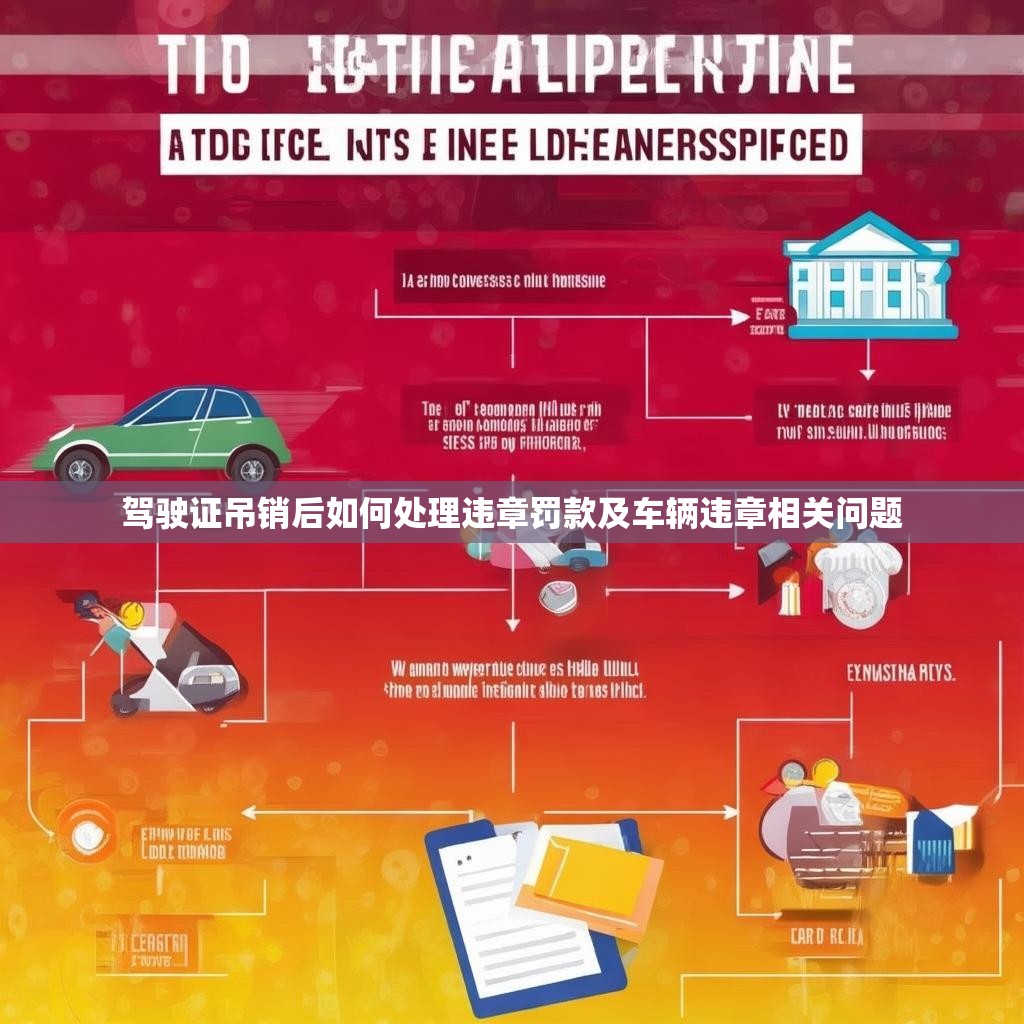 驾驶证吊销后如何处理违章罚款及车辆违章相关问题