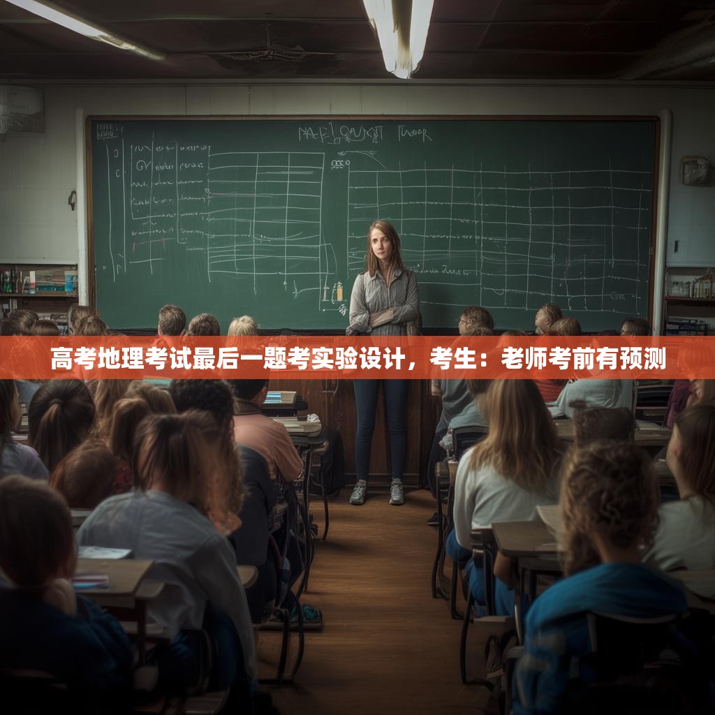 高考地理考试最后一题考实验设计，考生：老师考前有预测
