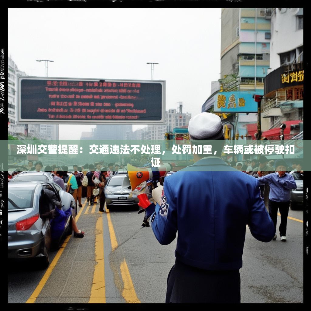 深圳交警提醒：交通违法不处理，处罚加重，车辆或被停驶扣证
