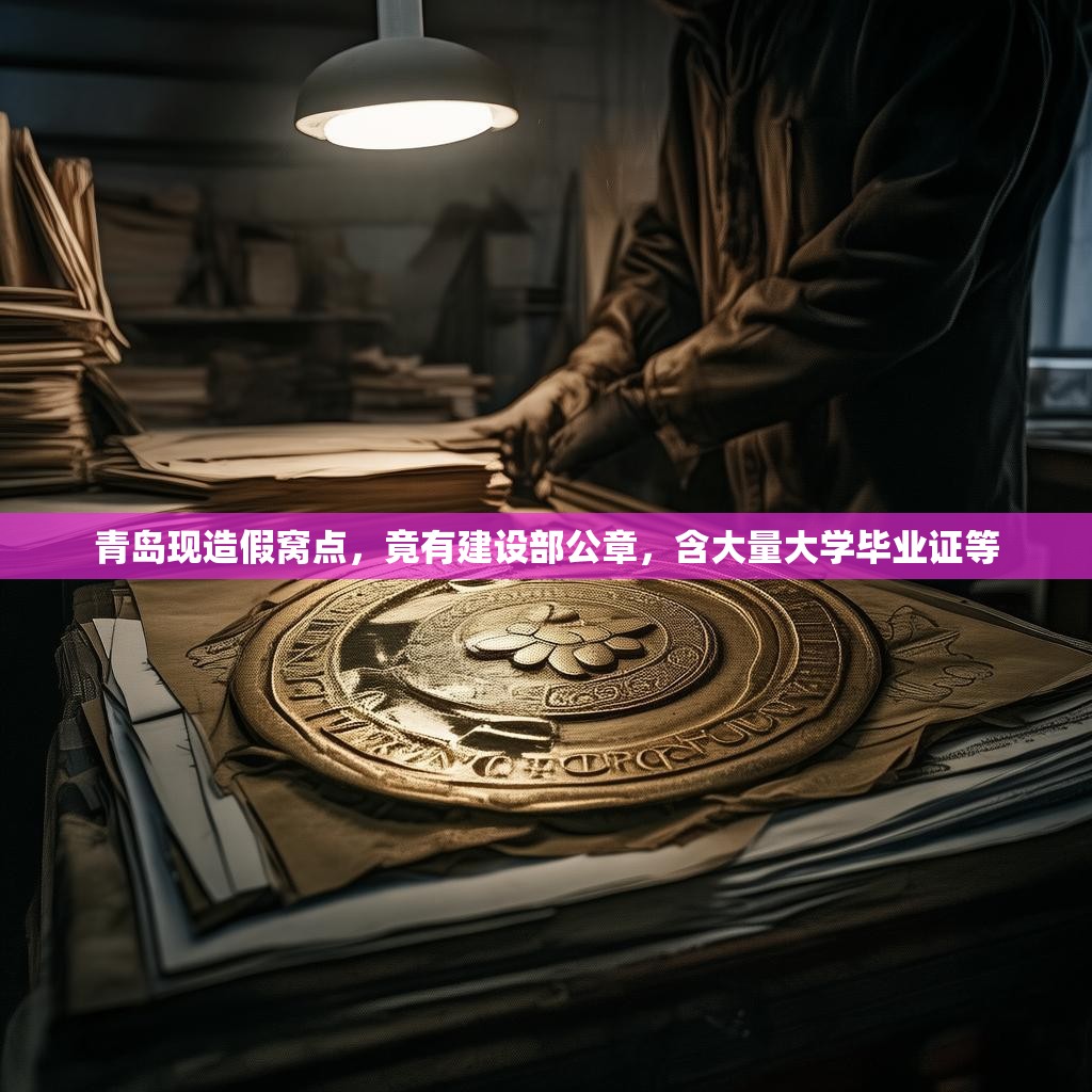 青岛现造假窝点，竟有建设部公章，含大量大学毕业证等