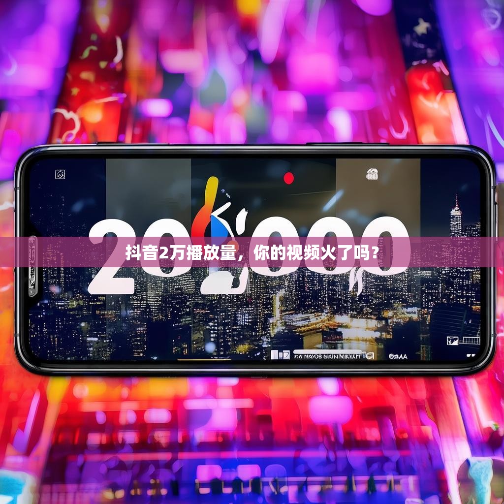 抖音2万播放量，你的视频火了吗？
