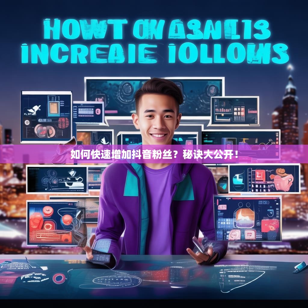如何快速增加抖音粉丝？秘诀大公开！
