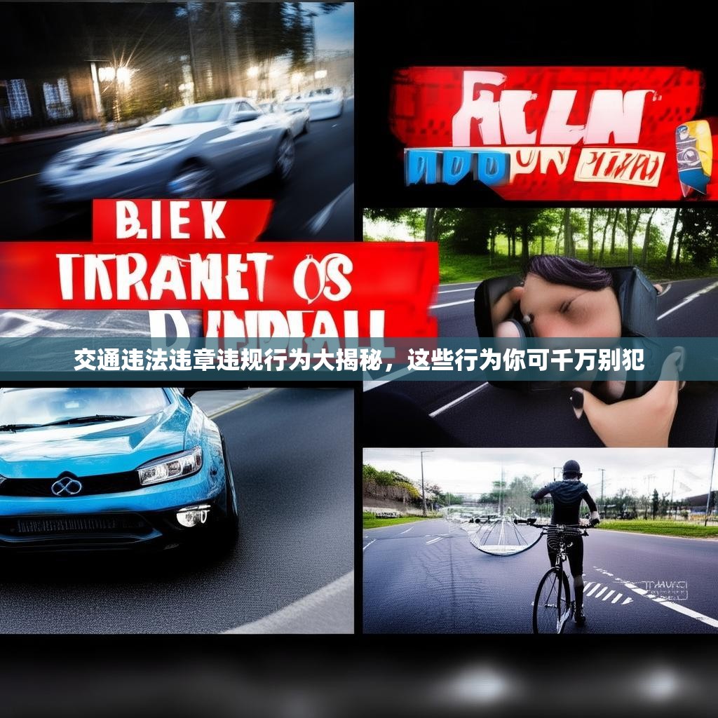 交通违法违章违规行为大揭秘，这些行为你可千万别犯