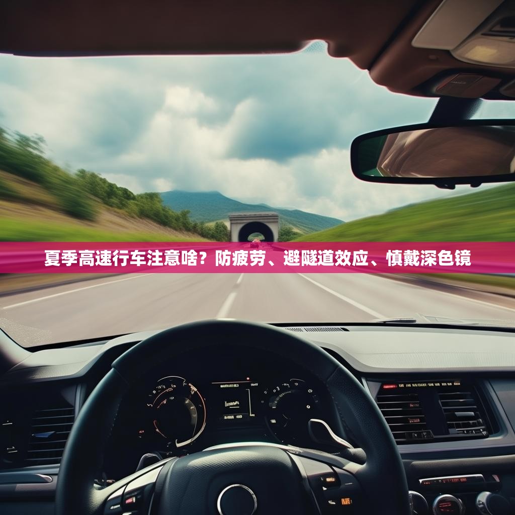 夏季高速行车注意啥？防疲劳、避隧道效应、慎戴深色镜