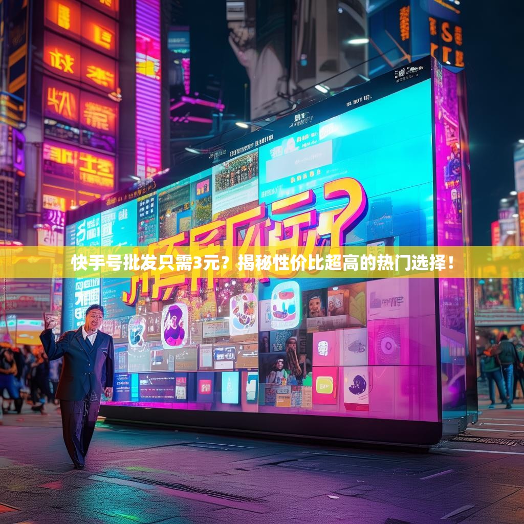 快手号批发只需3元？揭秘性价比超高的热门选择！